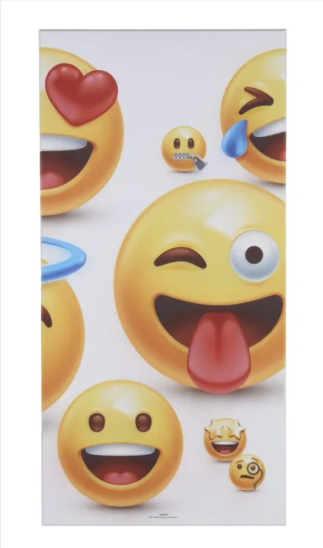 Akustiikkataulu Fibrotech Art Acoustic Emoji III, 9x600x1200mm, valkoinen Asiakkaiden Suosikki