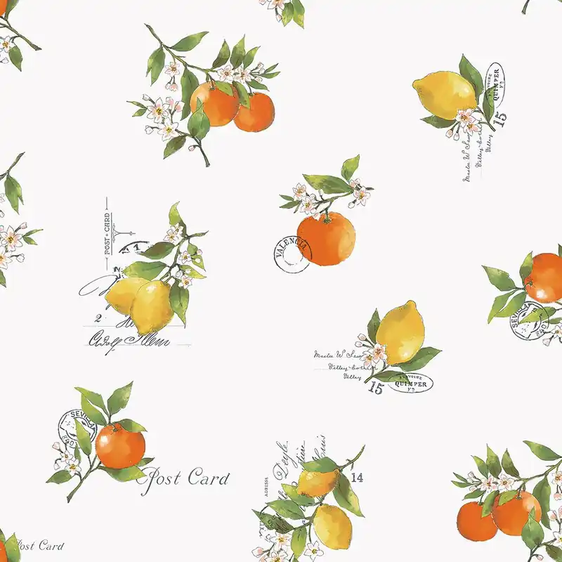 Tilaa Nyt Tapetti Galerie Just Kitchens Citrus Toss, vintage, oranssi/keltainen