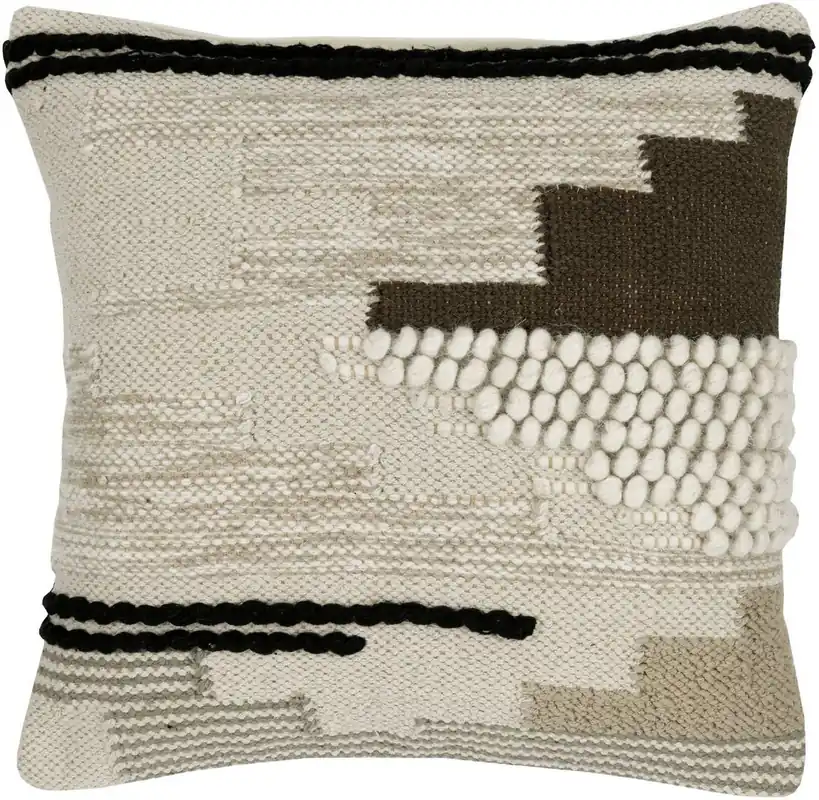 Suosittu Koristetyyny tupsuilla Eglo Living Chevery, 45x45cm, kerma/ruskea