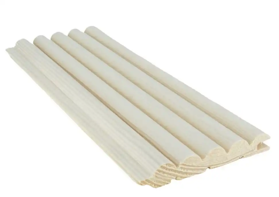 Viikonlopputarjous Sormipaneeli Cent 15x95mm, mänty, valkolakattu, eri pituuksia
