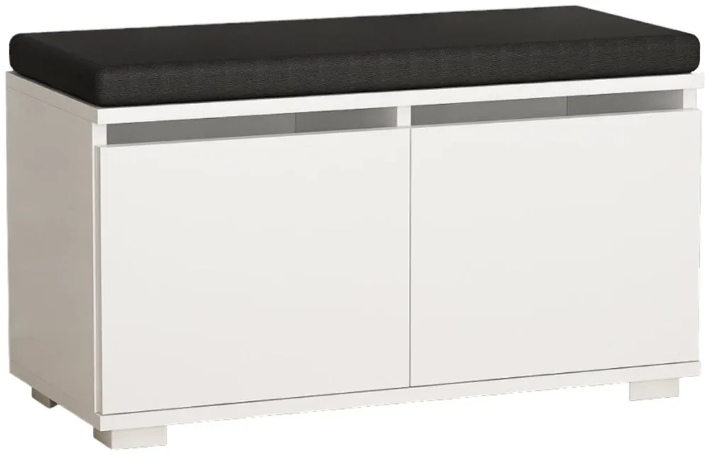 Pikatoimitus Kenkäkaappi Linento Furniture Drago, valkoinen