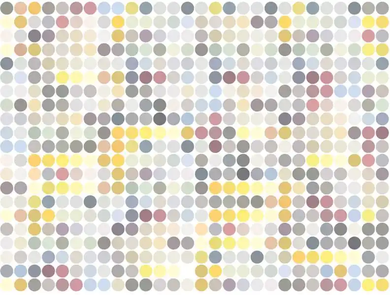 Vain Tänään Kuvatapetti Artgeist Colored polka dots eri kokoja