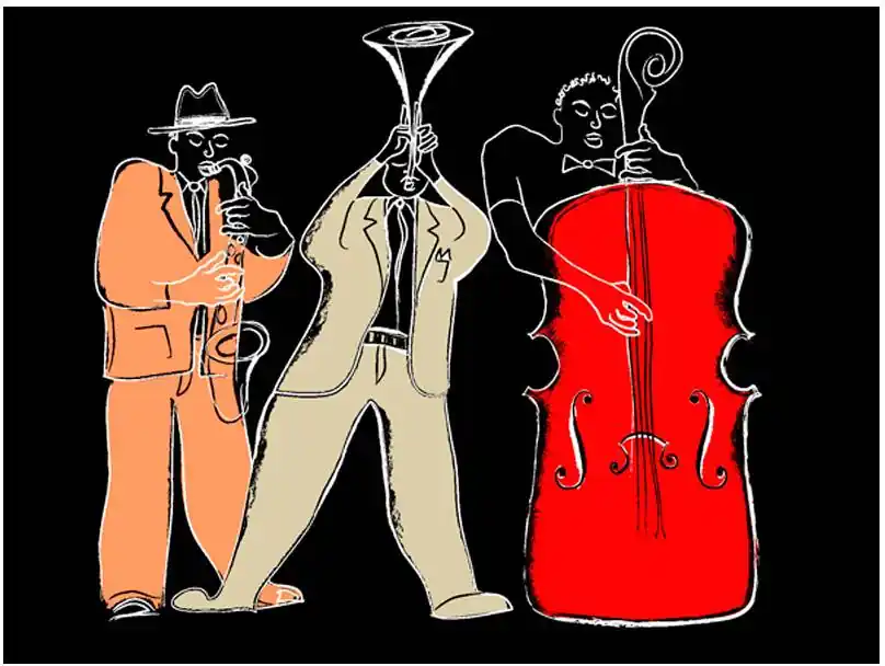 Kuvatapetti Artgeist Musical instruments jazz eri kokoja Poisto