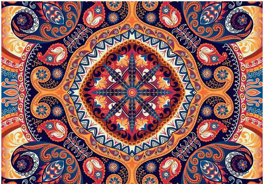Kuvatapetti Artgeist Exotic mosaic eri kokoja Uusi Kokoelma