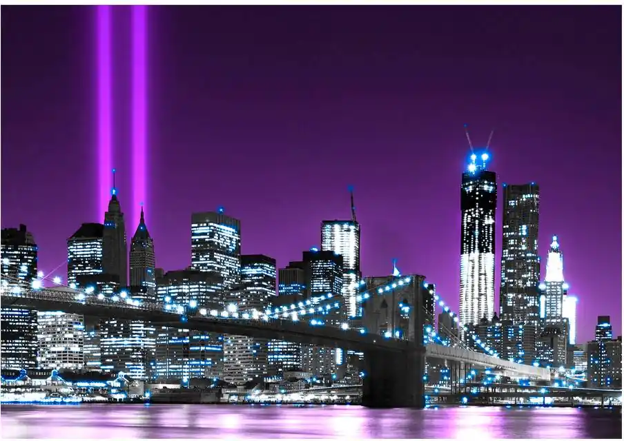 Halpa Maisematapetti Artgeist Luminous manhattan, eri kokoja