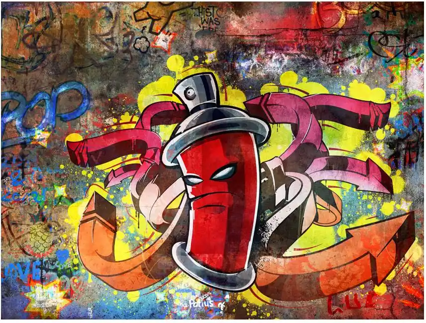 Kuvatapetti Artgeist Graffiti monster II eri kokoja Aito