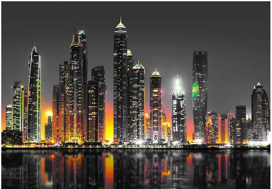 Maisematapetti Artgeist Desert City Dubai, eri kokoja Osta Nyt