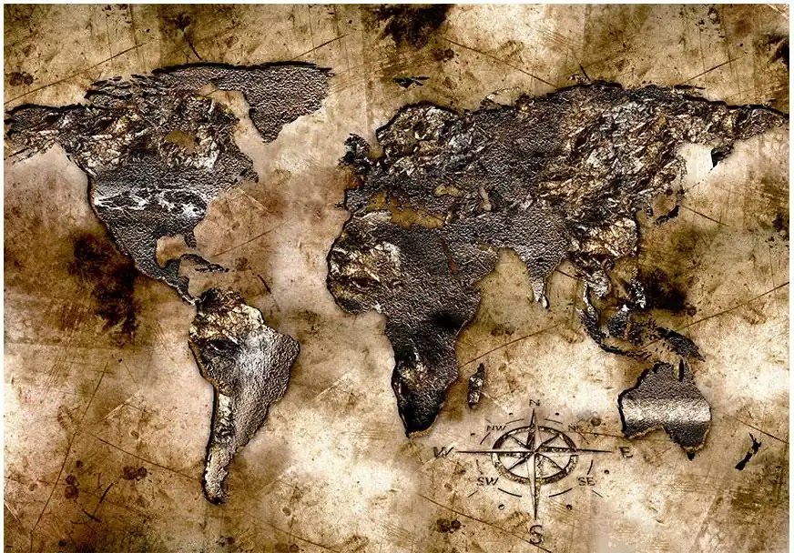Kuvatapetti Artgeist Old world map II eri kokoja Suoraan Valmistajalta