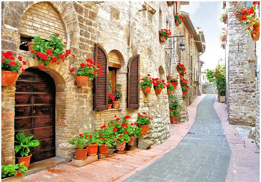 Maisematapetti Artgeist Italian province, eri kokoja Vain Tänään