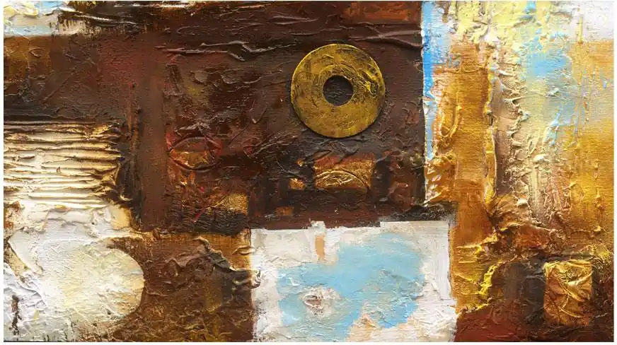 Tarjoushinta Kuvatapetti Artgeist Painted Emotions, 500x280cm, ruskea