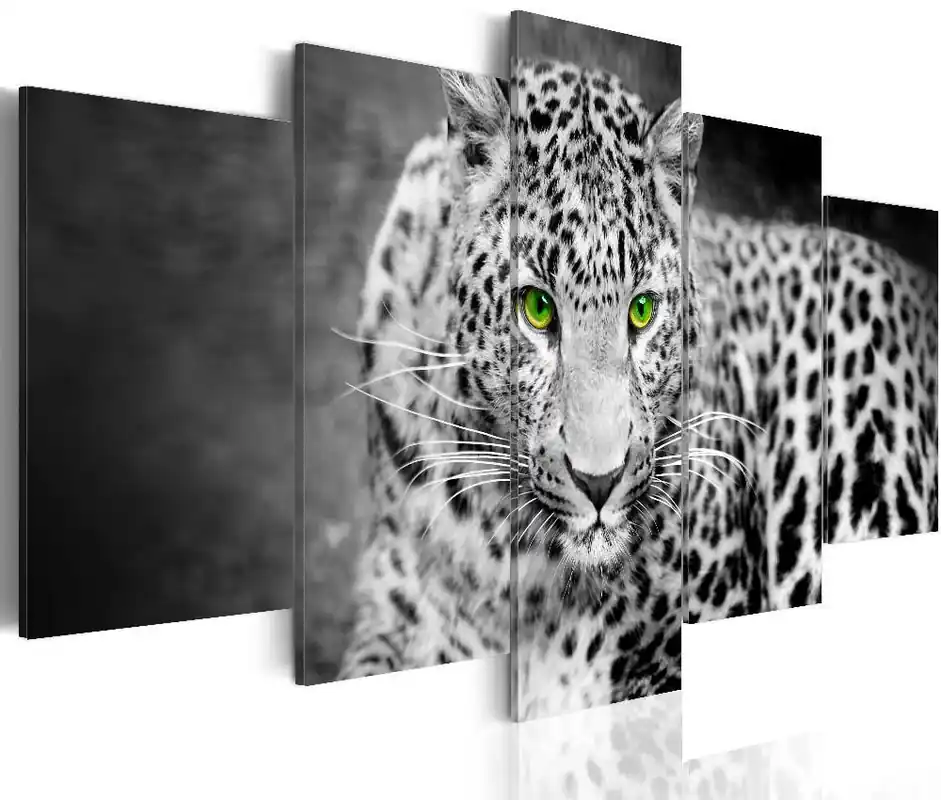 Rajoitettu Tarjous Canvas-taulu Artgeist Leopard, eri kokoja