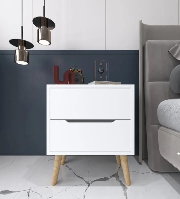 Kausialennus Yöpöytä Linento Furniture Flora, 50x44cm