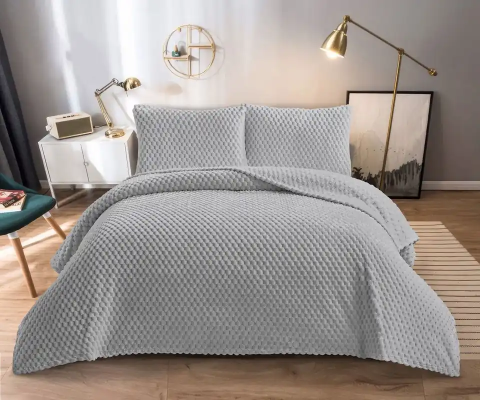 Päiväpeitto + tyynyliina Linento Dama, 180x230cm + 50x70cm, eri värejä Asiakkaiden Suosikki