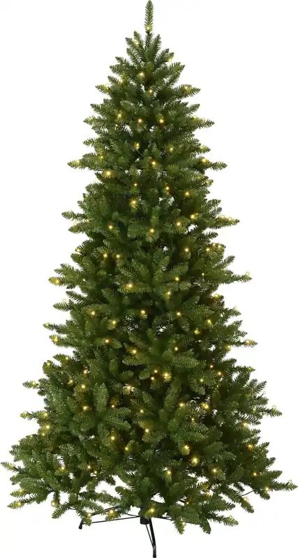 LED-valaistu joulukuusi Star Trading Minnesota, sisä- ja ulkokäyttöön, 210cm, vihreä Alennettu