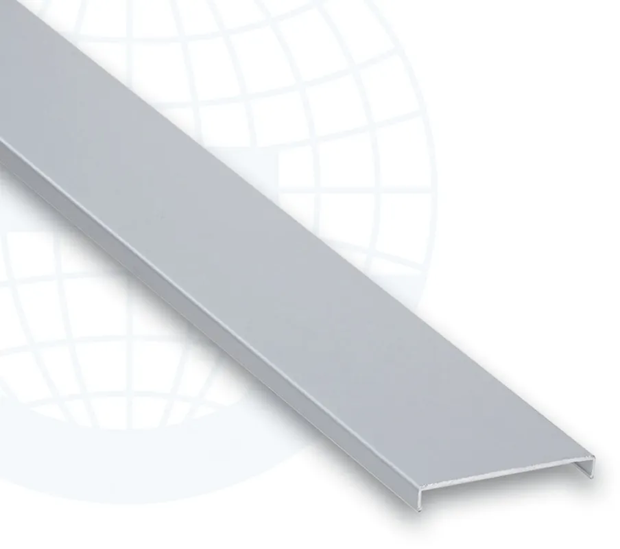 Lasitiilen kehyslista Euroshrink rst 265s, 84x10mm x 2.5m, kiiltävä teräs Vain Rajoitetun Ajan