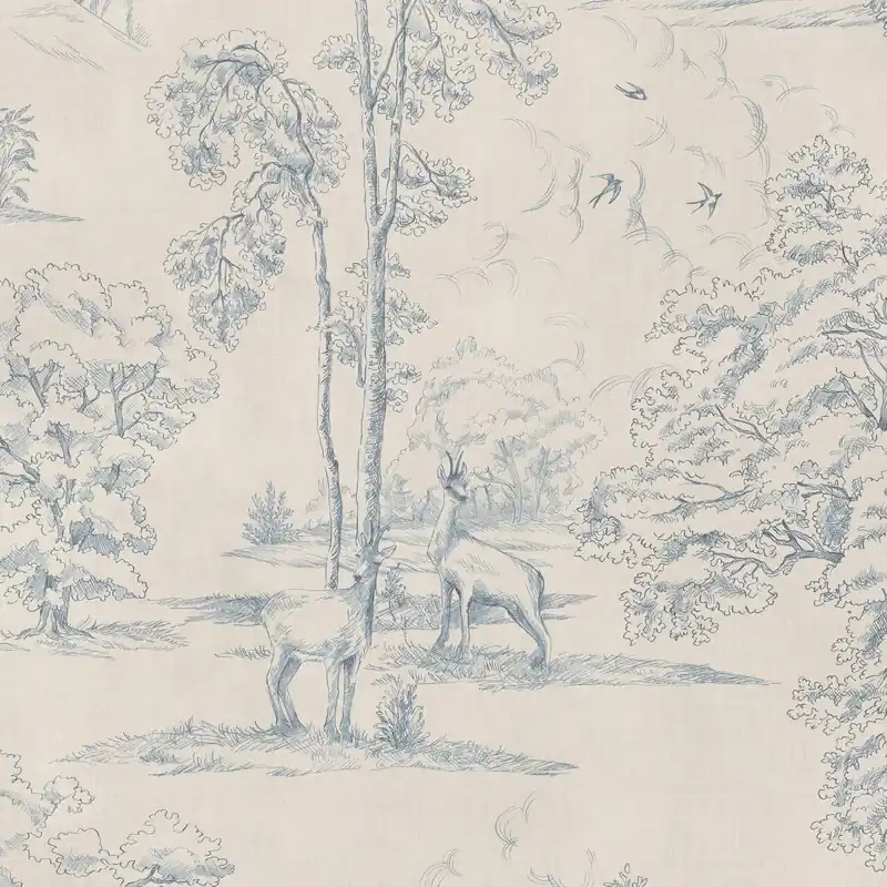 Mittatilaustapetti Sandberg Montfort Mural, Blue, sininen (S10740) Uutuus