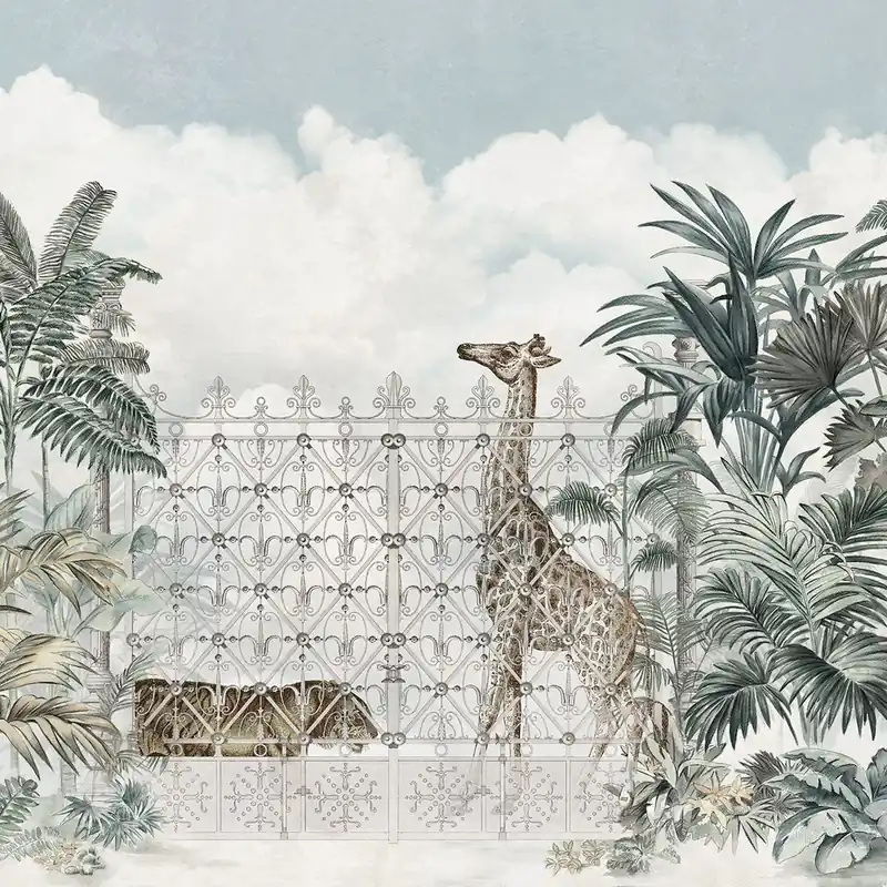 Bestseller Mittatilaustapetti Rebel Walls Jaipur Animals (R19350)