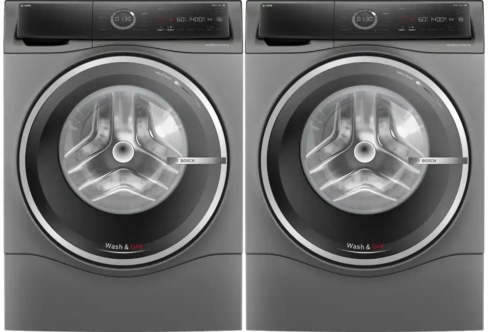 Kuivaava pesukone Bosch 2 kpl WNC254ARSN Serie 8, 60cm, 10.5/6kg, 1400rpm, antrasiitti Kuuma Tarjous