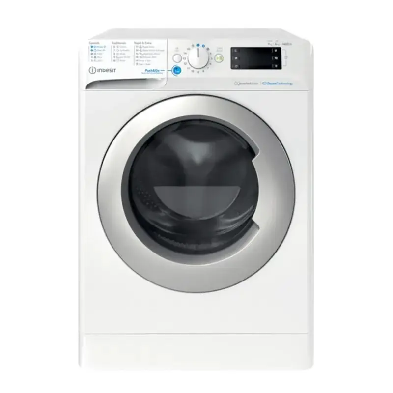 Kuivaava pesukone Indesit BDE76435WSVEE, 60cm, valkoinen Alennus