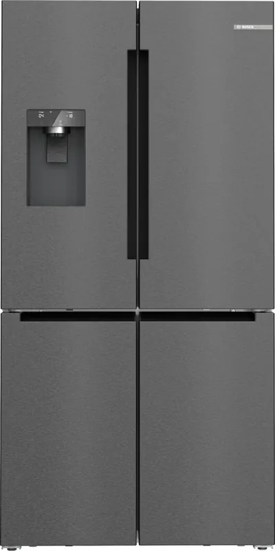 Jääkaappipakastin French Door Bosch Serie 6 KFI96AXEA, 90.5cm, 375/199 l, vesiautomaatti, jääpalakone, teräs Erikoistarjous
