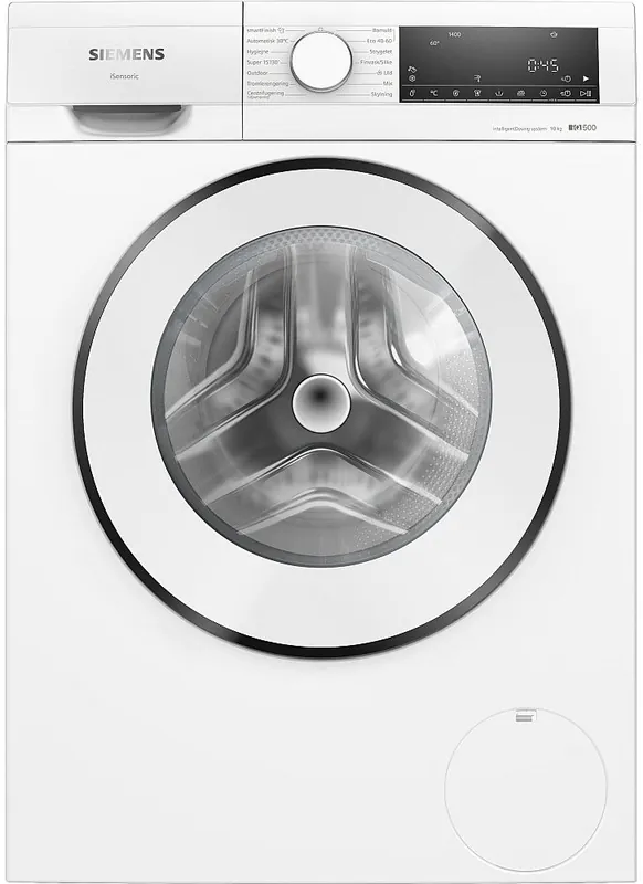 Edestä täytettävä pesukone Siemens WG54G2FMDN iQ500, 60cm, 9kg, 1400rpm, valkoinen Nopea Toimitus