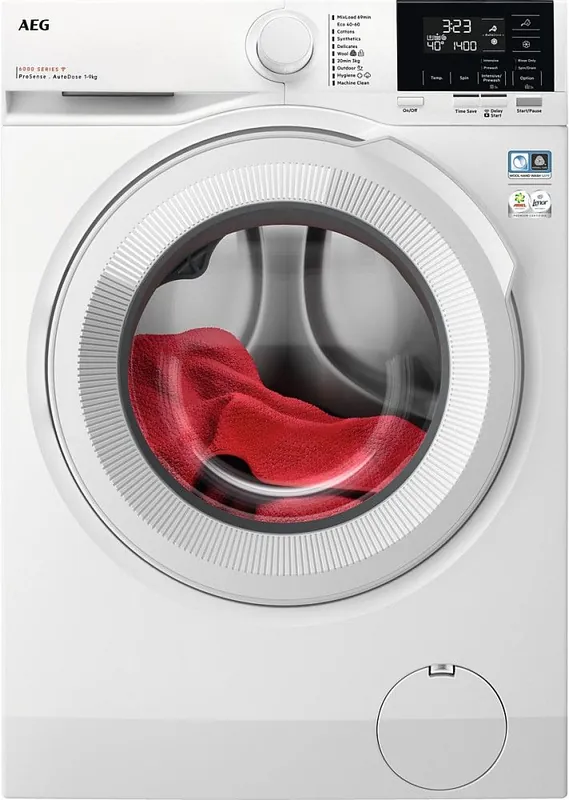 Tilaa Nyt Edestä täytettävä pesukone AEG LR622A94Q, 60cm, 9kg, 1400rpm, valkoinen
