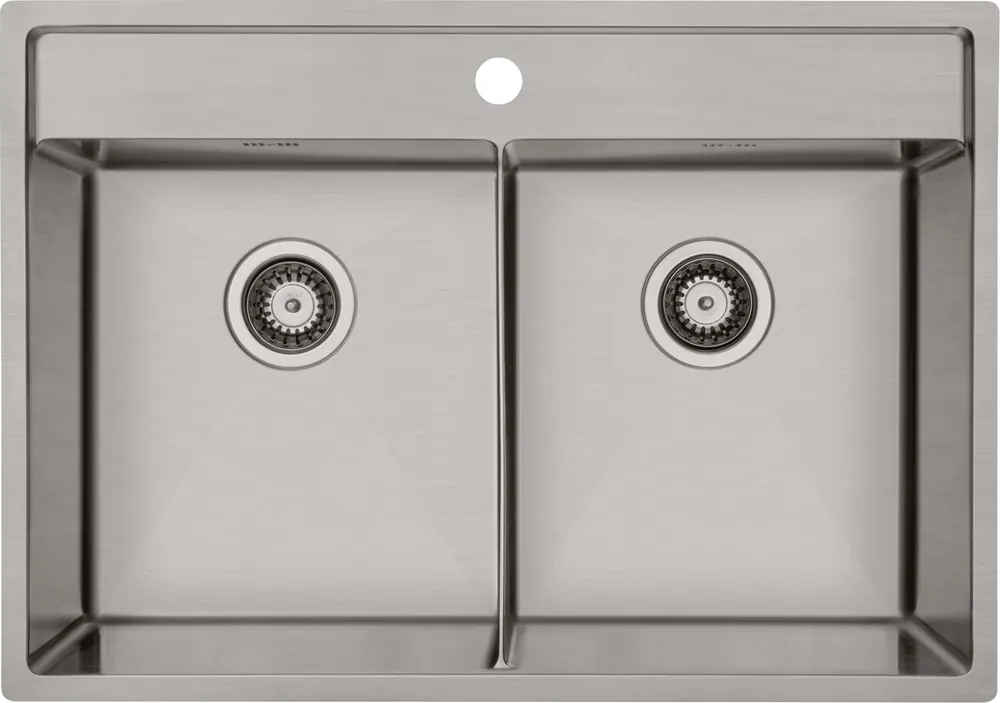 Keittiöallas Lavabo Kubus 742 Soft Slim, 740x440mm, ruostumaton teräs Edullinen