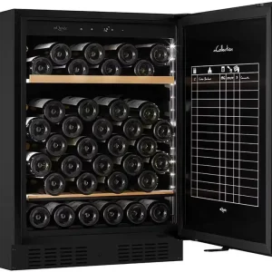 Viinikaappi mQuvée WineStore 82 WSTO82B, 59.5cm, 1 lämpötila-alue, integroitava, musta Nopea Toimitus