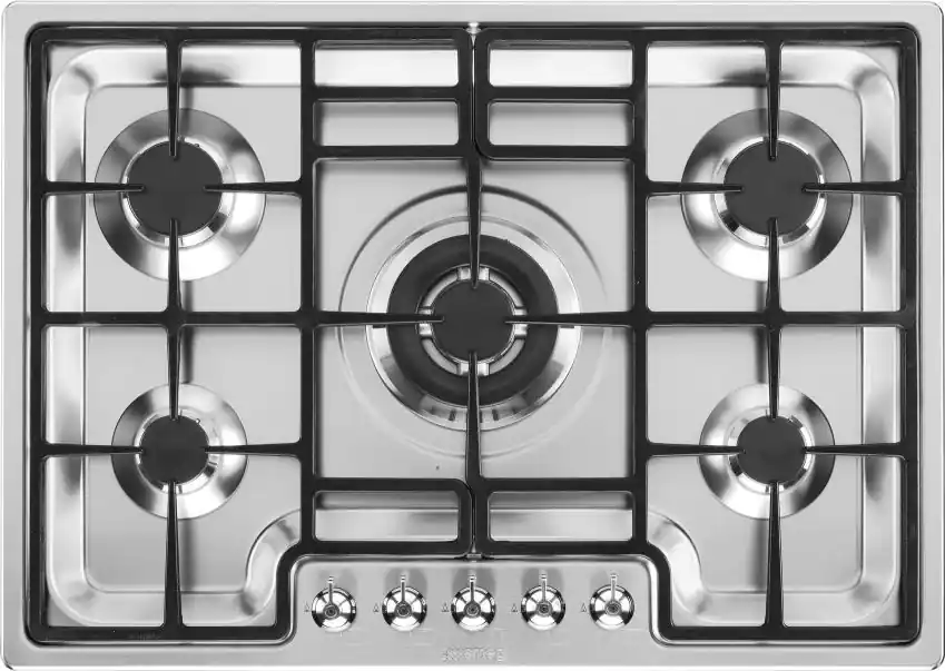 Halpa Kaasuliesitaso Smeg PGF75-4 72cm teräs