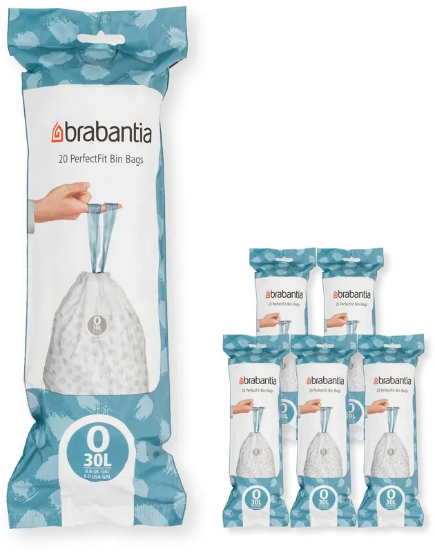 Roskapussi Brabantia PerfectFit O, 30L, 120kpl Merkkituote