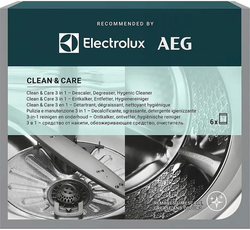 Alennettu Puhdistusaine pyykin- ja astianpesukoneelle Electrolux M2GCP601 3 in 1