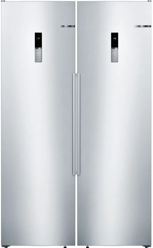 Korkea Laatu Jääkaappi ja pakastin Bosch KSV36BIEP GSN36BIEP Serie 6, 120cm, 346/242 l, teräs