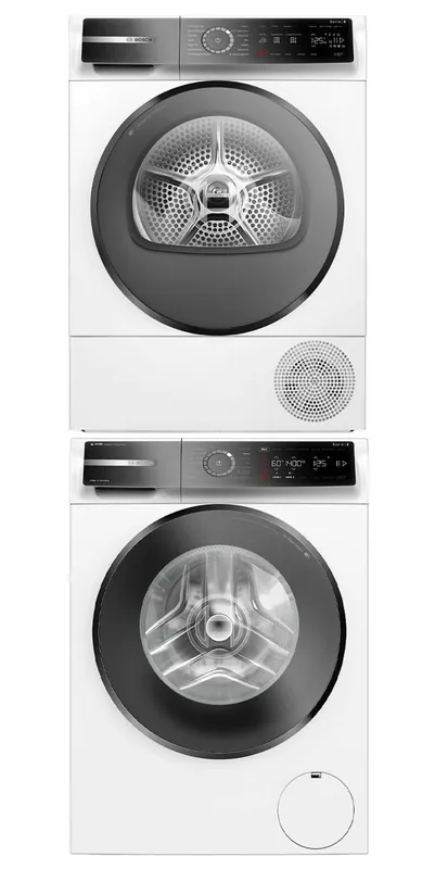Pesukone ja kuivausrumpu Bosch WGB254A0SN-WQB245ALSN Serie 8, 10/9kg, valkoinen Tarjoushinta
